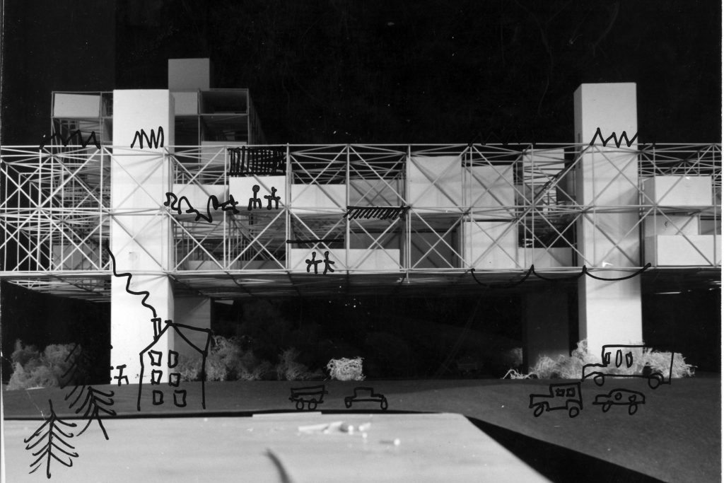 SW-Modellfoto mit Filzstifteintrag