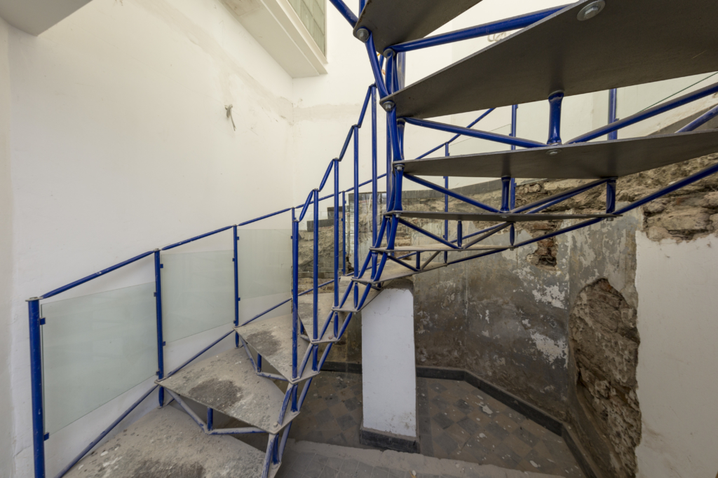 Baukunstarchiv NRW, Innentreppe, Revitalisierung Stand September 2017