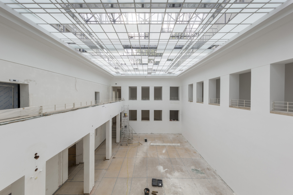 Lichthof Baukunstarchiv NRW, Revitalisierung 09/2017