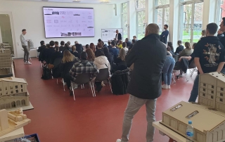 Masterthesen-Präsentation der TU Dortmund im Baukunstarchiv NRW. - Foto: Julia Neuhaus/ Baukunstarchiv NRW